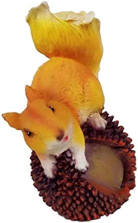 Amazon 彫像 リス 手作り ホーム オフィス テーブル お洒落 置物