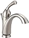 Delta Faucet Haywood Single Hole Bathroom Faucet Brushed Nickel, Single Handle Bathroom Faucet, Diamond Seal Technology, Drain Assembly, Stainless 15999-SS-DST