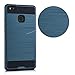 kwmobile Hybrid case Design Brushed for Huawei P9 Lite in dark blue black