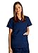 Adar Universal Double Pocket Snap Front Top (Available in 39 colors) - 604 - Navy - M