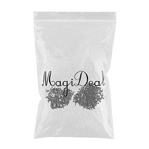 MagiDeal 400pcs Plastic Safety Eyes Craft Eyes for Doll Puppet Bear Plush Animal Felting Toy Arts Making 5MM 6MM Black - Thumbnail 2