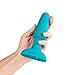 b-Vibe Rimming Anal Plug 2 - Remote Control Vibrating Butt Plugs Silicone Adult Anal Sex Toys (Teal)