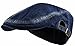 Men's Cotton Flat Cap Ivy Gatsby Newsboy Hunting Hat, Blue Jeans, One Size