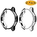 EZCO 2-Pack Case Compatible with Samsung Galaxy Watch 42mm, Soft TPU Plated Case Protector Bumper Shell for Galaxy Smart Watch 42mm SM-R800