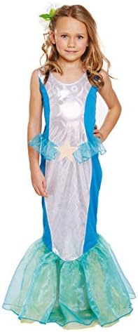 Girls Mermaid Ariel Fairytale Princess Fancy Dress Costume Outfit Kids Child World Book Day