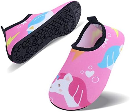 Vivay Kids Water Shoes Girls Boys Toddler Quick Dry Anti Slip Aqua Socks for Beach Outdoor Sports