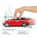 Diecast Model Cars Toy Cars Alloy Pull Back Toy Car with Sound and Light Toy Kids Toys 1/32 Scale (Red)