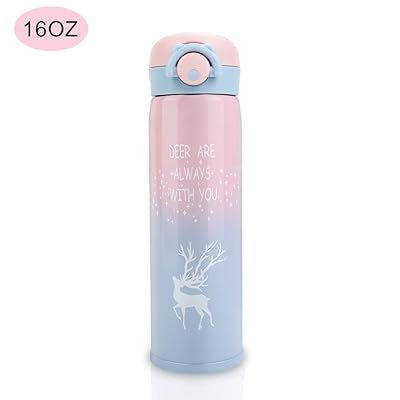 Stainless Steel Thermos Kids Water Bottle,16oz Leak Philippines Ubuy