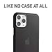 totallee Thin iPhone 11 Pro Max Case, Thinnest Cover Ultra Slim Minimal - for Apple iPhone 11 Pro Max (2019) (Frosted Black)