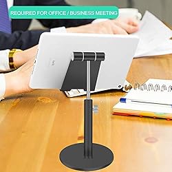 SKEJER Cell Phone Stand for Desk Adjustable Height