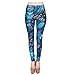 JINKAIJIA Women's Regular Size and Large Size Fashion Designs Digital 3D Printed Leggings (DDK009-1, Night Owl)
