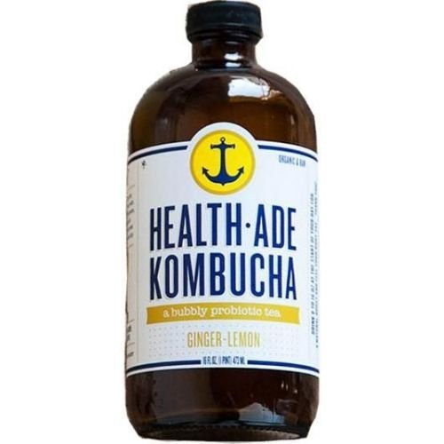 Health Ade Kombucha Ginger Lemon Organic, 16 oz