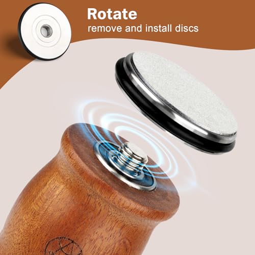 Arbenefe Rolling Knife Sharpener with 5 Replaceable Diamond and Ceramic