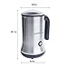 Mixpresso Electric Milk Frother Automatic Milk Steamer | Make Hot & Cold Frothed Milk | For Coffee & Cappuccino | Stainless Still Foam Maker