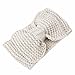 HP95(TM)2015 Fashion Women Winter Crochet Headband Bow Knit Headwrap Ear Warmer (B)