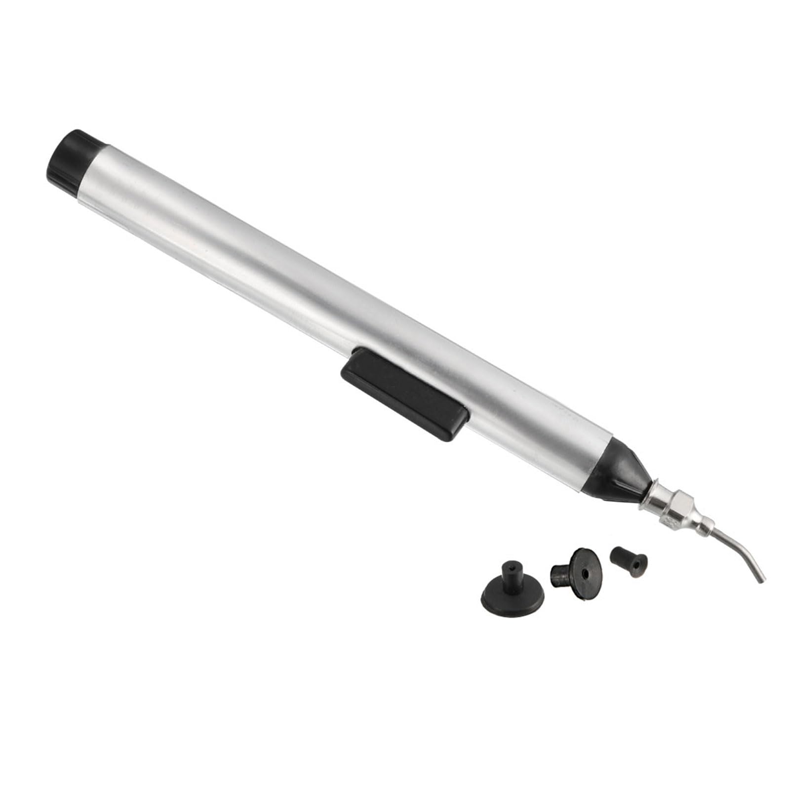 CoCud Vacuum Suction Pen, 150mm Length, IC Pickup Manual Tool with 3 Suction Pads - (Applications: for Small Electronic Components)