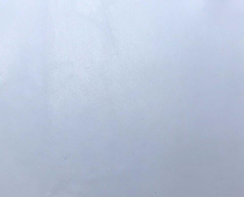 Lamb Skin Leather Hide - Premium Soft Touch Skin (White) (8 Square Feet)