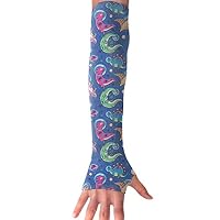 Fashion Sports Arm Sleeve - 1 Pair Monstera and Bonsai UV Sun Protection Compression Sleeve for Workouts, Sports, Golfers, Tennis, Basketball, Fishing and Driving