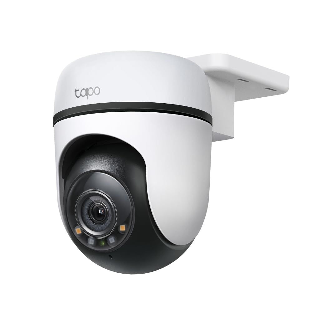 Tapo C51A 2K WLAN Überwachungskamera Außen, 360° Schwenk-/Neige, Vollfarbige Nachtsicht, Personenerkennung, Bewegungsverfolgung, Zwei-Wege-Audio, microSD-Karte bis zu 512 GB