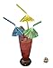 50 Pack Party tonight Cocktail Party Umbrella Tropical Drink Straws - Mix Colored Multipack. Bring More Fun to Your Drinks (50, Multi)
