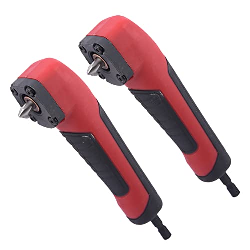 2PCS Right Angle Attachment Electric Screwdriver Repair 90 Degree Corner Device Screwdriver Socket Adapter Drill Bit Corner Adapter