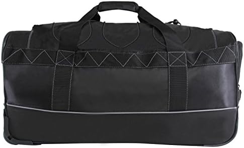 Perry Ellis Men's Extra Large 35" Rolling Duffel Bag-A335, Black/Grey, One Size 4 Perry Ellis Men's Extra Large 35" Rolling Duffel Bag-A335, Black/Grey, One Size