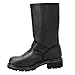 Xelement 1445 Men's Black Steel Toe Motorcycle Engineer Boots - 12