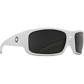 SPY Optic Piper, Rectangular Wrap Sunglasses, Color and Contrast Enhancing Lenses