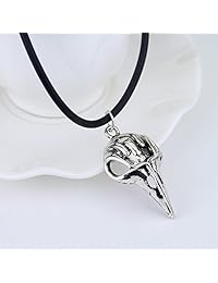 Mágico Co Bellatrix de regalo de joyería collar con colgante de Raven calavera