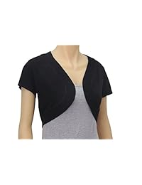 Sofishie Bolero de moda de punto de mangas cortas, corto tipo torero