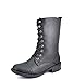 Dream Pairs Round Toe Lace up Military Combat Boots