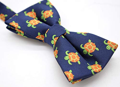 Carahere Boys Handmade Adjustable Pre-Tied Pattern Bow Ties For Kids Toddler Bow Ties (tortoise pattern)
