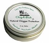 Chig-R-Blok (Chigger Block) Deet-Free Insect, Tick & Mosquitoes Repellent & Treatment Balm, 2 oz