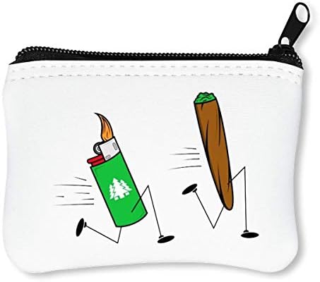 Don't Run Got to Smoke Zipper Wallet Coin Purse
