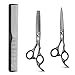 Hair Cutting Scissors Set with Hair Comb, Leather Scissors Case and Hair Cutting Cape, Sharp Regular Hair Cutting Shear, Hair Thinning Scissor Barber for Personal and Professional Use by TC JOY