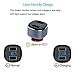 Palumma Car Charger, 4.8A/24W Dual USB Fast Charger with Car Voltage Meter and Current Detection, 12V to USB Zinc Alloy Charger Adapter for iPhone Xs X 8 7 Plus, Galaxy S9 S8 S7 S6, LG, Sony (Blue)