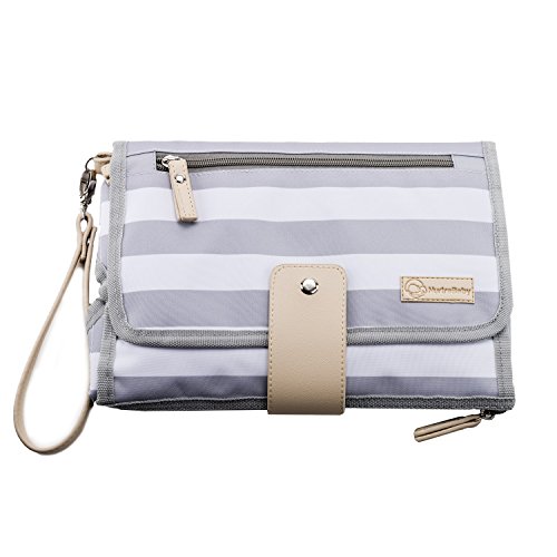 image for NurtraBaby Portable Diaper Changing Pad Clutch Bag, Newborn Changing S