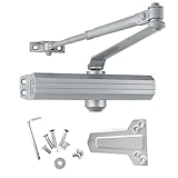 Lawrence Hardware Commercial Door Closers, Grade 1, Medium - Heavy Duty, Cast Aluminum, Model SL5016, High-Traffic Doorways. Comparable To All Major Brands.