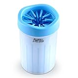 PetVida Pet Paw Cleaner - Portable Dog Foot Cleaner Plunger – Silicone Outdoor Brush Cup For Dirty And Muddy Paws – Cat & Dog Bath & Grooming Brush – For Medium Sized Dogs
