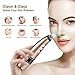 Blackhead Remover Vacuum Pore Cleaner, USB Rechargeable Acne Comedone Extractor, Facial Blackhead Electric Removal Tool Exfoliating Machine, 5 Suction Power 4 Replacement Probes for Women and Men