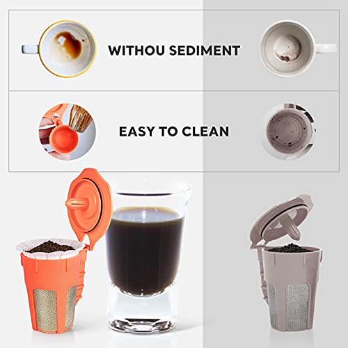 BRBHOM Disposable Filters Paper K Carafe Filter Cups K Carafe Pods