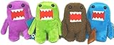 Domo 4 Plush Doll Set 8 inches - Brown, Blue, Green and Purple