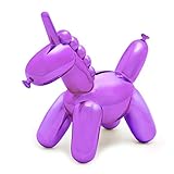Made By Humans Balloon Money Bank - Baby Unicorn - Cool Unicorn Piggy Bank Gift for Kids and Adults - Purple