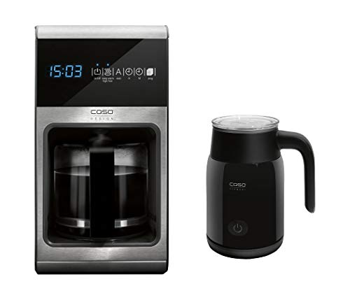 Caso Design 11850-2-KIT Fomini High Speed Hand One Filterkaffeemaschine für 10 Tassen plus Crema Magic Elektrischer…