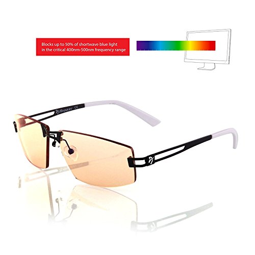 Arozzi Visione VX-600 Computer gaming glasses - Anti-glare, UV and Blue light protection, Eye strain relief, Comfortable gaming