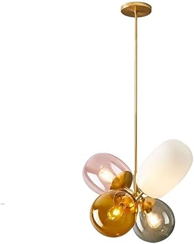 modern balloon glass chandelier