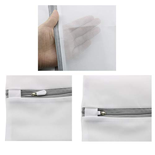 image for heyous 5PCS/Set Fine Mesh Laundry Washing Bags Set Suitable for Thick 