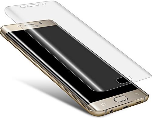 Samsung Galaxy S7 Edge Screen Protector, 3D Carbon Fiber Glass Curved Full Coverage Guard Screen Cover No-Bubble Easy Install