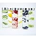 Boroux Glass Water Bottle 500ml Handmade BPA Free Pure Borosilicate Glass