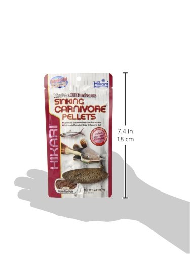 Hikari Sinking Carnivore Pellets for Pets, 2.61-Ounce